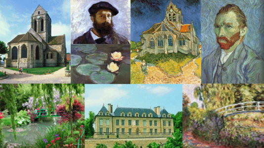 De Giverny et Auvers-sur-Oise